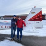 Erster Alleinflug Fabian Fiedler und Philemon Lang