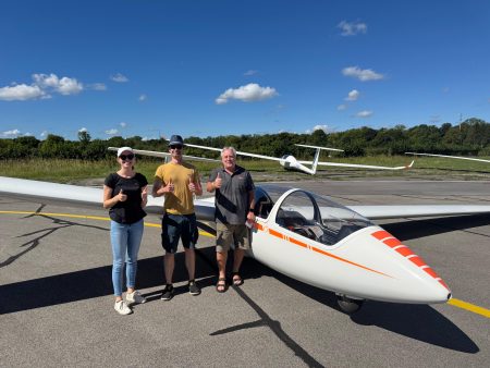 Bestandene Segelflugprüfung Annika Webbert