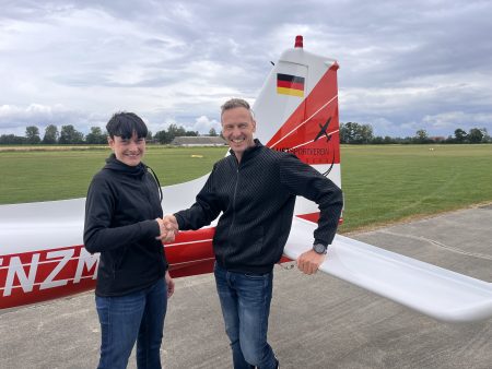 Vier Pruefungen und ein zweiter erster Alleinflug