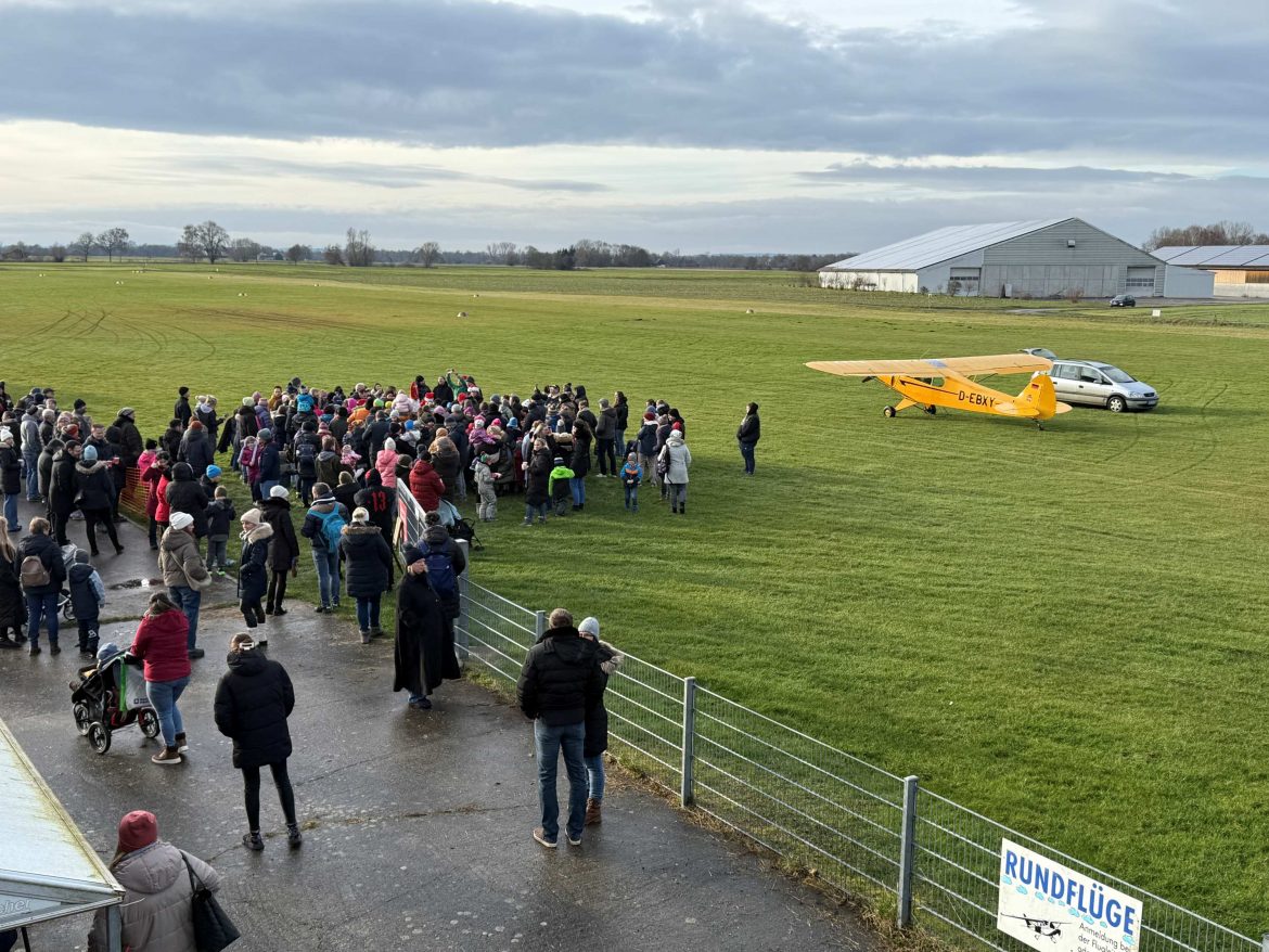 Nikolausfliegen 2025 Geschafft, die SuperCub ist am Boden